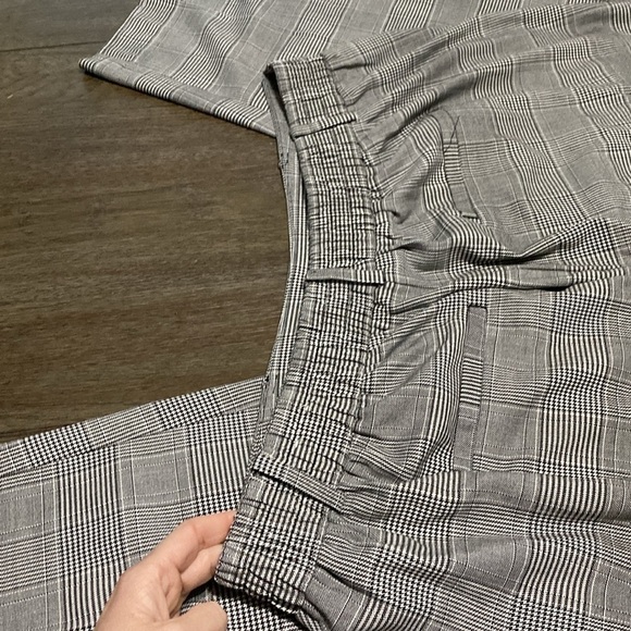 NWT Womens Lane Bryant Black and white plaid/houndstooth dress pants | Size 20 - Picture 7 of 10